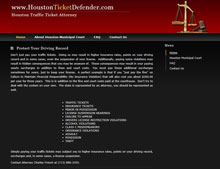 Web Design Project - 						Houstonticketfdefender