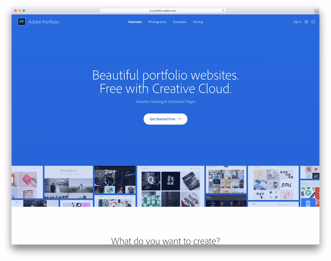 adobe portfolio portfolio website builder