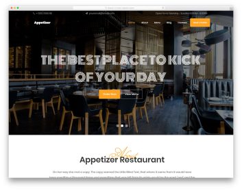 appetizer free template