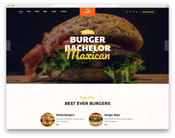 Burger Free Template