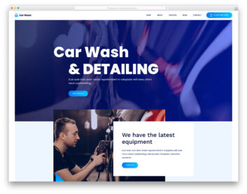 Carwash Free Template