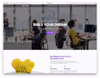 Corporate free website template