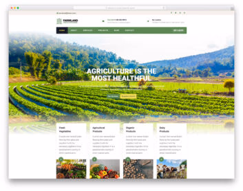 Farmland Colorlib Template