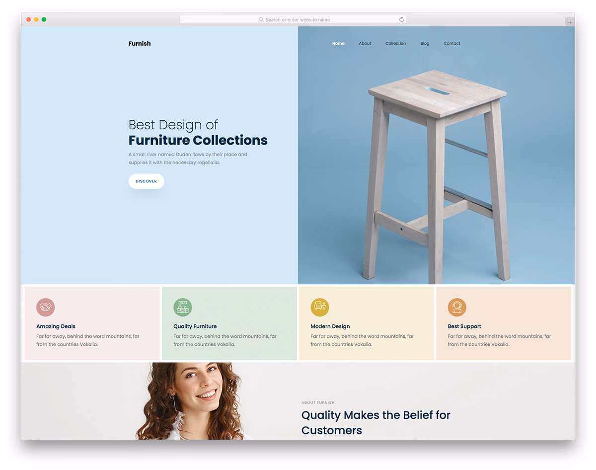 Furnish Colorlib Template