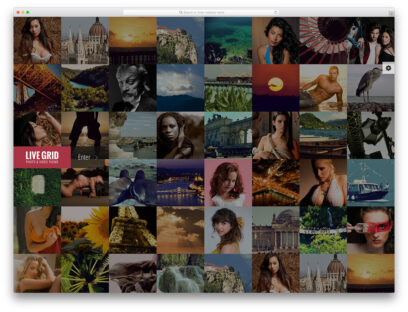 HTML Grid Website Templates