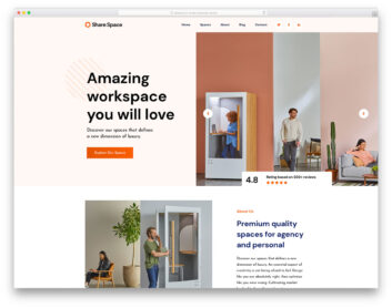 Sharespace Colorlib Template