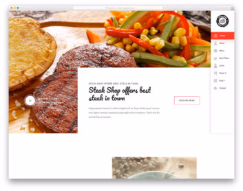 steakshop free template