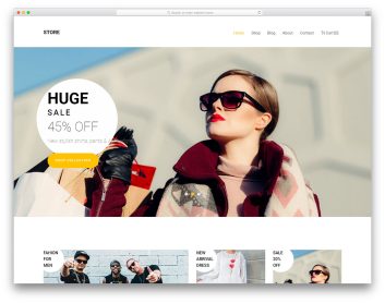 Store free template