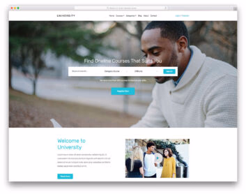 university free template
